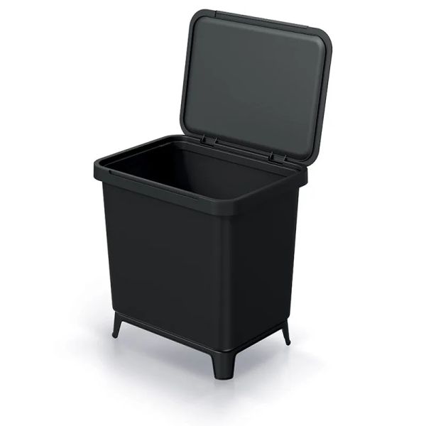 Kôš odpadkový SYSTEMA čierny 29l