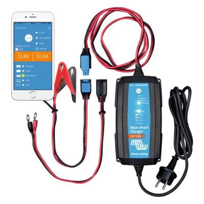 Chytrá nabíjačka batérií BlueSmart 12V/10A IP65+DC konektor