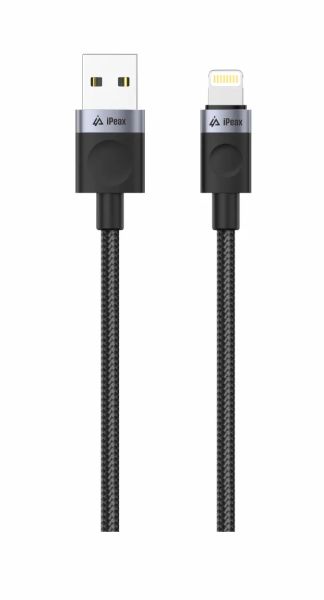 Kábel iPEAX 90010104 USB/Lightning 1m Čierny