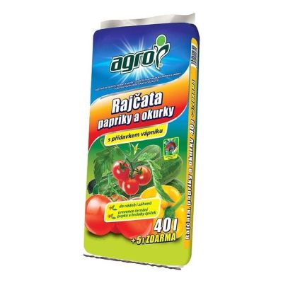 Substrát pre paradajky a papriky AGRO 45l