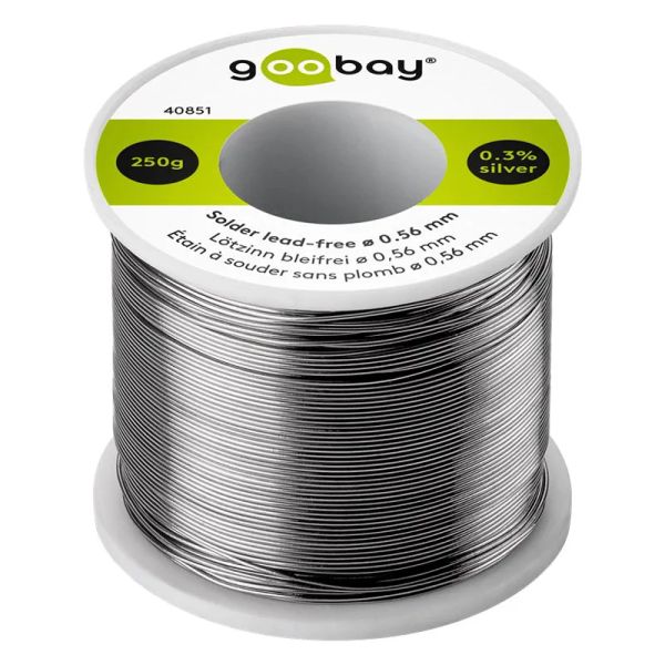 Cín 0.56mm 250g 99,3%Sn 0,7%Cu GOOBAY 40851