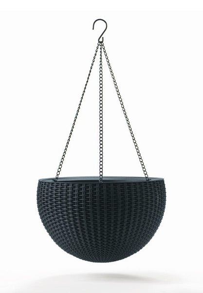 Kvetináč KETER Hanging Sphere Graphite