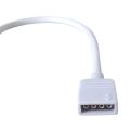 Káblová prepojka RGB CLIP-zásuvka 4-Pin 10 mm, dĺžka 15cm