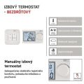 Izbový manuálny bezdrôtový termostat P5614