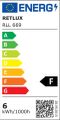 Žiarovka LED G9 6W biela teplá RETLUX RLL 669