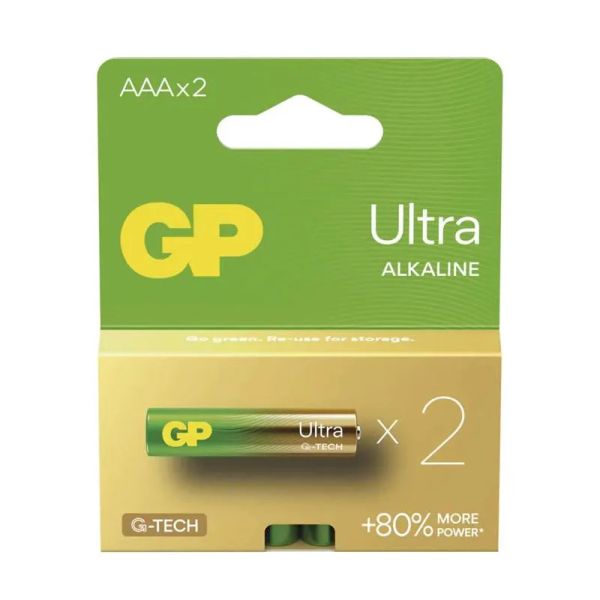 Batéria AAA (R03) alkalická GP Ultra 2ks