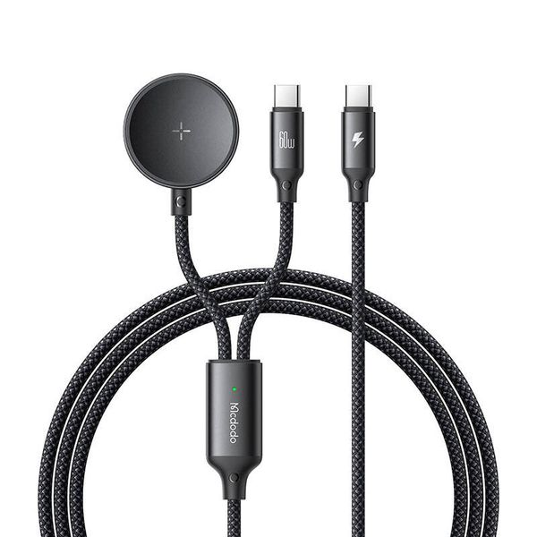 Kábel MCDODO CA-4210 USB-C 1,2m Black + nabíjačka na Samsung Watch