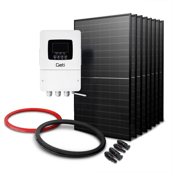Súprava na solárne ohrev vody GETI GWH04W 3640 Wp 8x PV TRINA