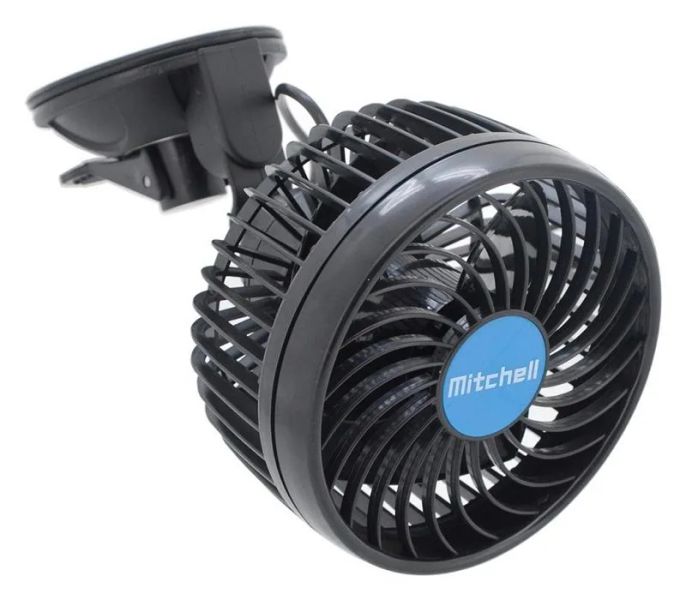 Ventilátor MITCHELL 120 mm 12 V na prísavku
