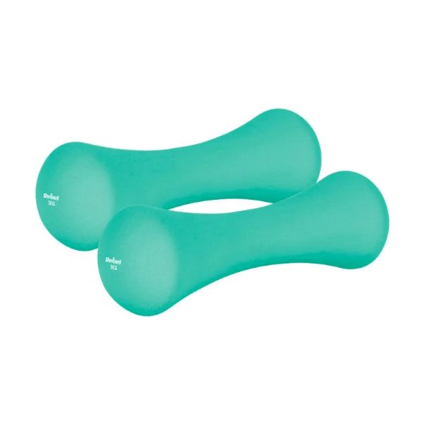 Sada liatinových a neoprénových činiek REBEL RBA-2329-3 2x3kg