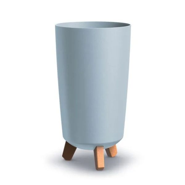 Kvetináč GRACIA TUBUS SLIM svetlo šedý 19,5 cm