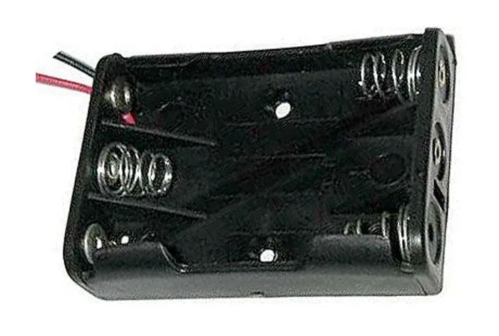 Puzdro batérie R03x3 vedľa seba s vývodmi 15cm