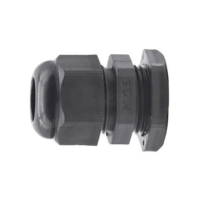 Káblová priechodka PG-13,5 pre kábel 6-12mm čierna