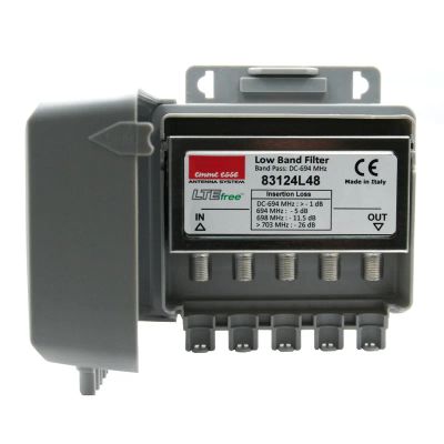 Anténny filter Emme Esse 83124L48, na stožiar, filter 5G, dolný priepust DC až 694MHz