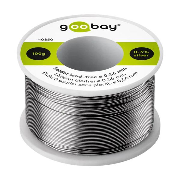Cín 0.56mm 100g 99,3%Sn 0,7%Cu GOOBAY 40850
