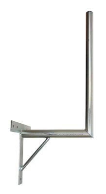 Anténny držiak 35 na stenu so vzperou priemer 42 mm výška 56 cm