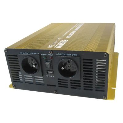 Menič napätia Soluowill NP2200-12 12V/230V 2200W čistá sínusoida