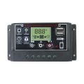 Solárny regulátor PWM BL915C 12-24V/30A+USB pre rôzne batérie
