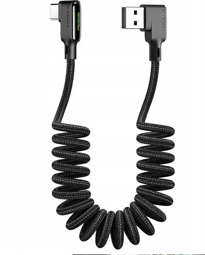 Kábel McDodo USB - USB typ C 1,8 m čierny