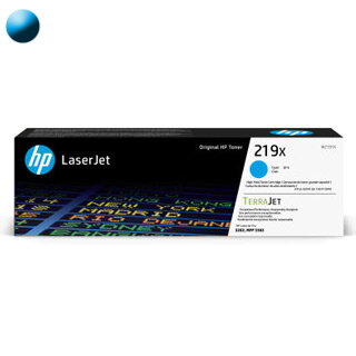 HP 219X Toner W2191X, azúrový (cyan)