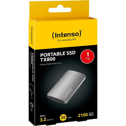 INTENSO TX800, Externý SSD disk, 1TB