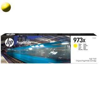 HP Cartridge PageWide F6T83AE 973X Yellow 7000str