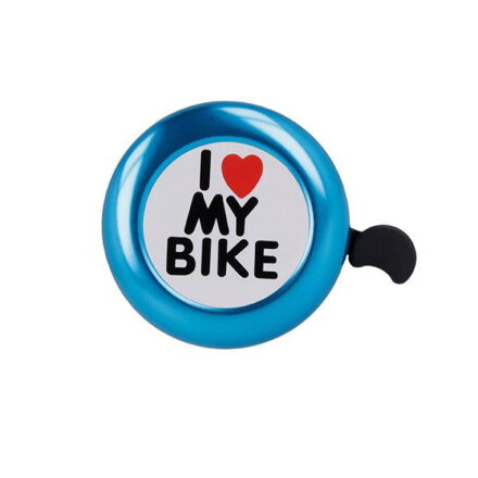 Zvonček na bicykel Forever Outdoor Blue I love my bike