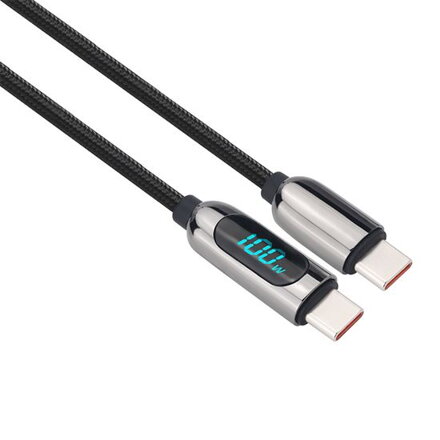 Kábel SOLIGHT SSC1801 USB-C/USB-C 1m Black