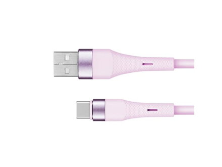 Kábel KRUGER & MATZ KM1268-1P USB/USB-C 1m Pink
