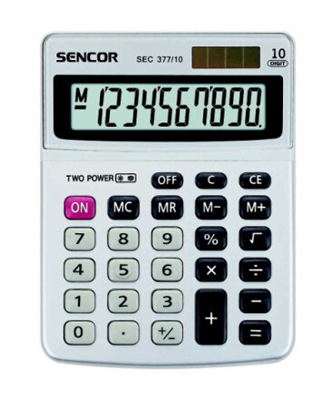 Kalkulátor stolní SENCOR SEC 377/ 10 DUAL