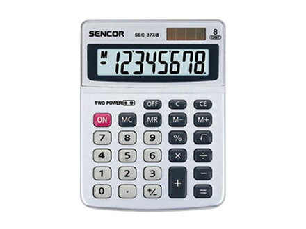 Kalkulátor stolní SENCOR SEC 377/8 DUAL
