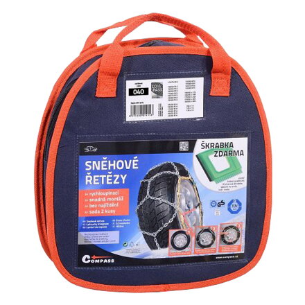 Sněhové řetězy X40 3,0mm 9mm NYLON BAG