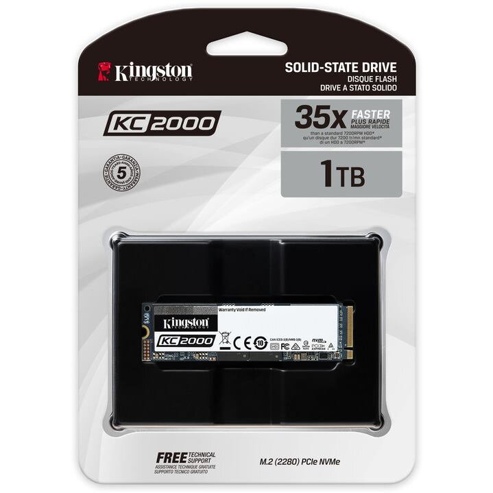 KINGSTON SSD KC2000 1TB/M.2 2280/M.2 NVMe