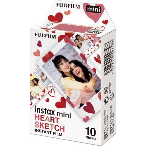 FUJIFILM Instax Mini HEARTS film, srdiečka