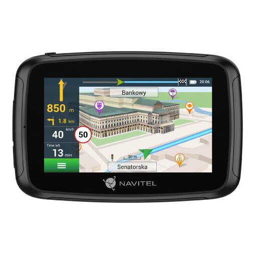 NAVITEL G590 MOTO, Navigácia na motorku