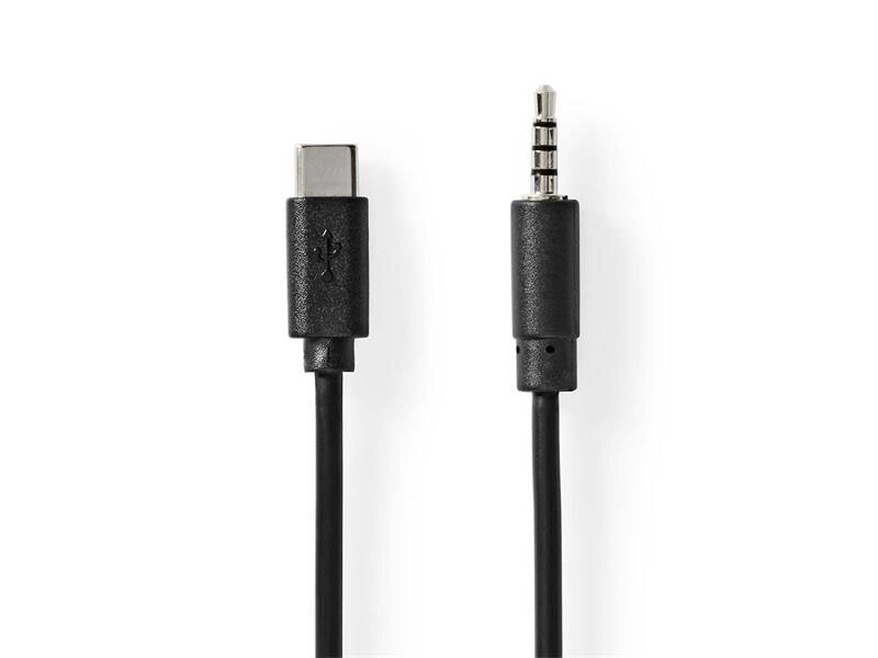 Kábel USB-C - Jack 3,5mm NEDIS CCGB65950BK10