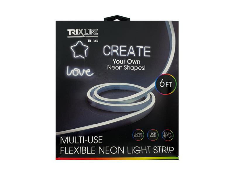 LED pásik USB TRIXLINE TR-34N 1,8m biely neónový