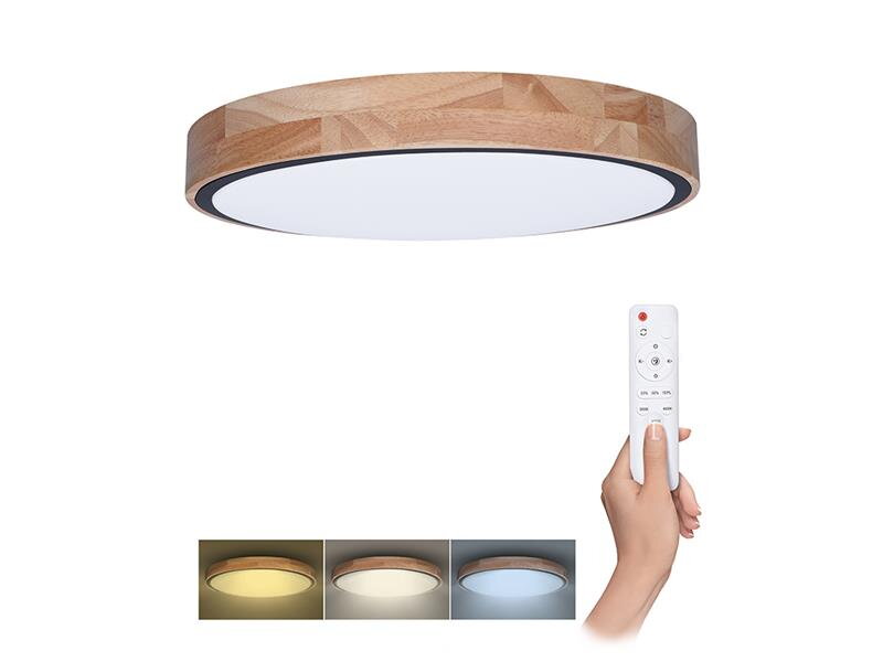 Svietidlo stropné SOLIGHT WO8005 Iron Oak 48W