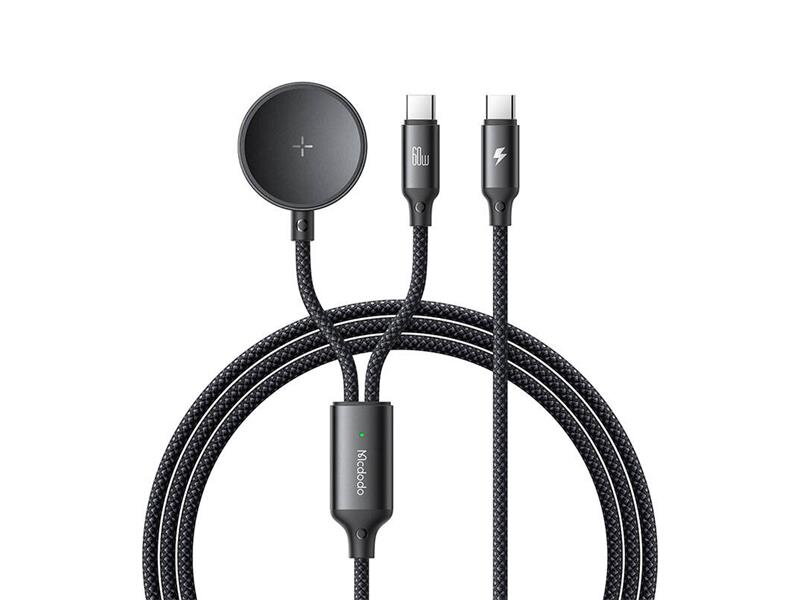 Kábel MCDODO CA-4210 USB-C 1,2m Black + nabíjačka na Samsung Watch