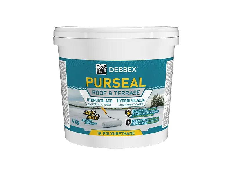 Hydroizolácia na strechy a terasy DEBBEX Purseal 4kg